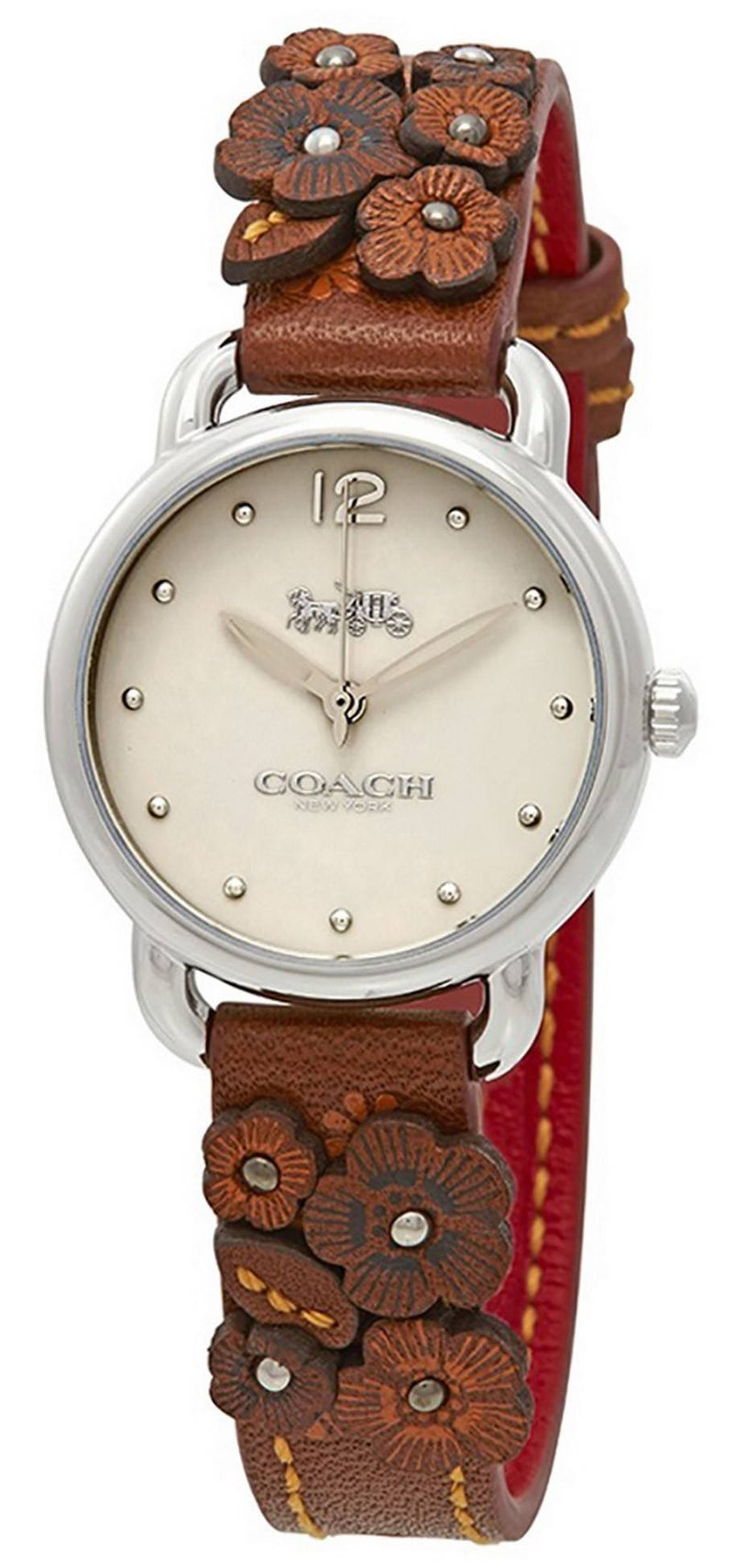 Coach Delancey Beige Dial Stainless Steel Quartz 14502761 Women's Watch
