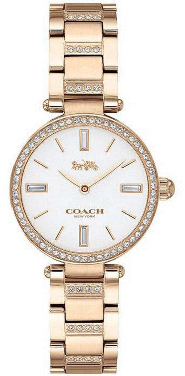 Coach Park Carnation Crystal Accents Quartz 14503099 Women's Watch