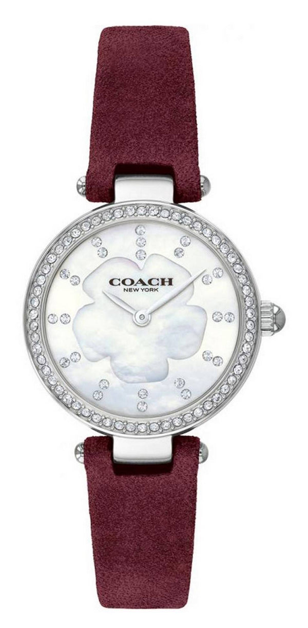 Coach Park Crystal Accents Leather 14503102 Women's Watch