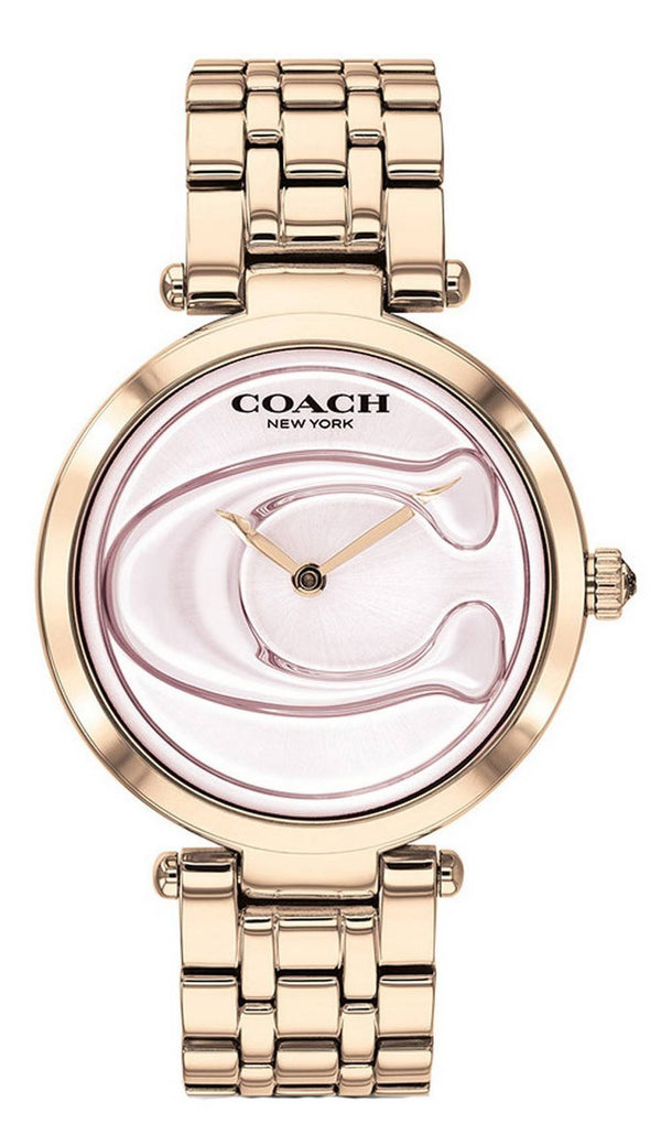 Coach Park Signature C Carnation Rose Dial Quartz 14503234 Women's Watch