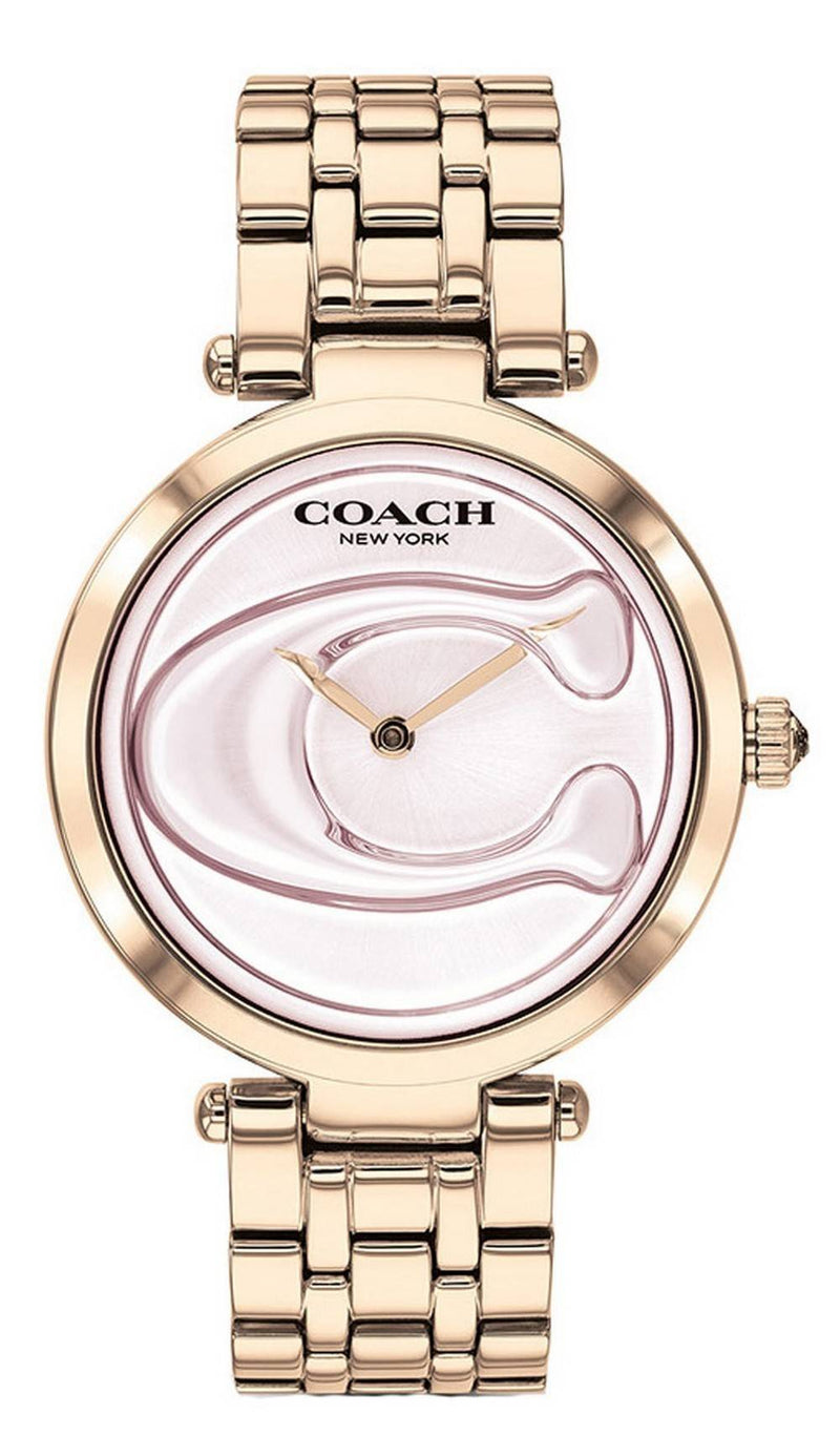 Coach Park Signature C Carnation Rose Dial Quartz 14503234 Women's Watch