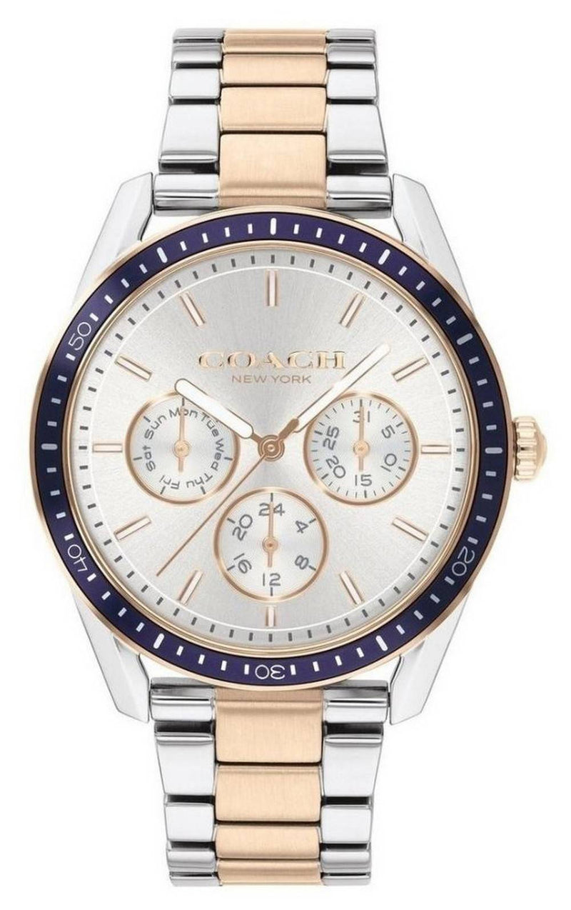 Coach Preston Silver Dial Two Tone Stainless Steel Quartz 14503269 Women's Watch