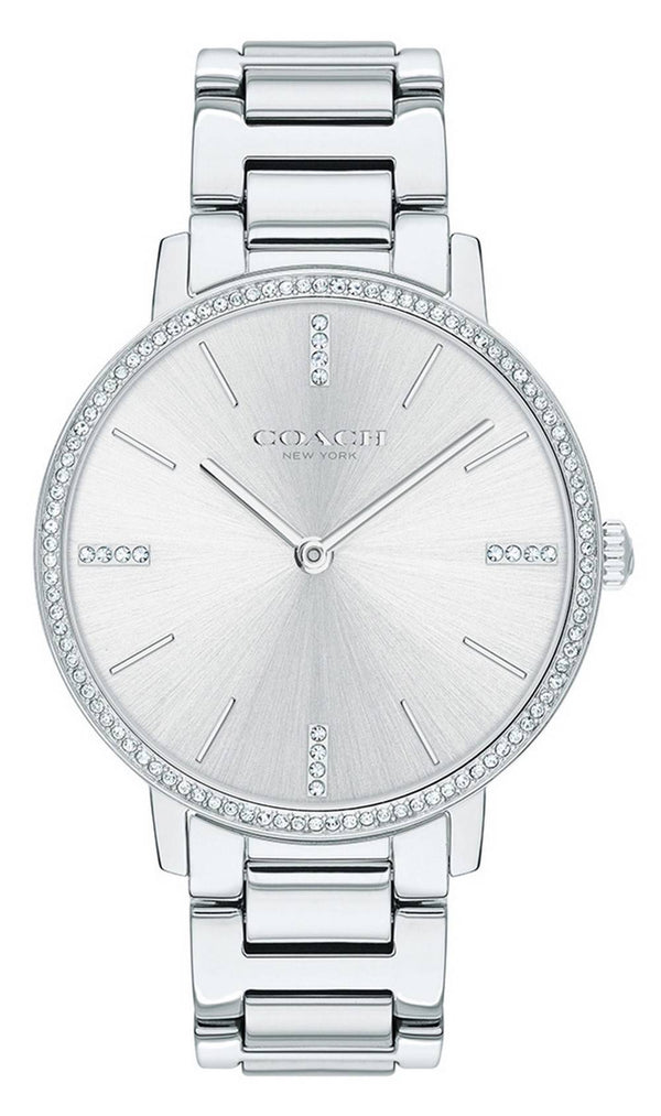 Coach Audrey Crystal Accents Stainless Steel Quartz 14503353 Women's Watch