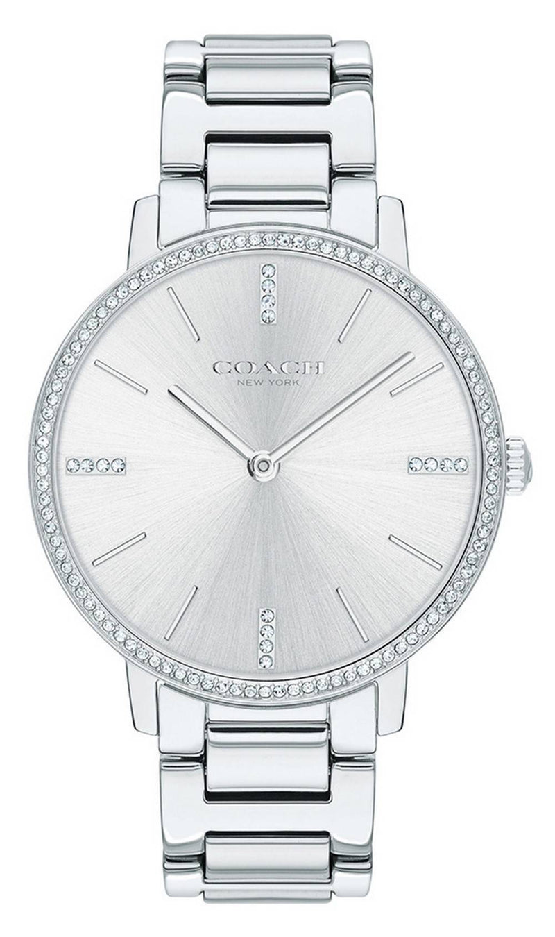 Coach Audrey Crystal Accents Stainless Steel Quartz 14503353 Women's Watch