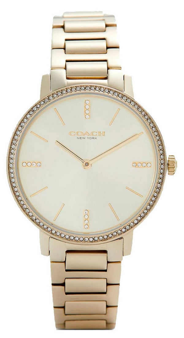 Coach Audrey Gold Tone Stainless Steel Quartz 14503355 Women's Watch
