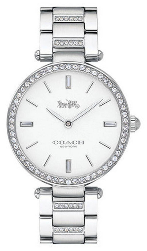 Coach Audrey Crystal Accents Stainless Steel Quartz 14503366 Women's Watch