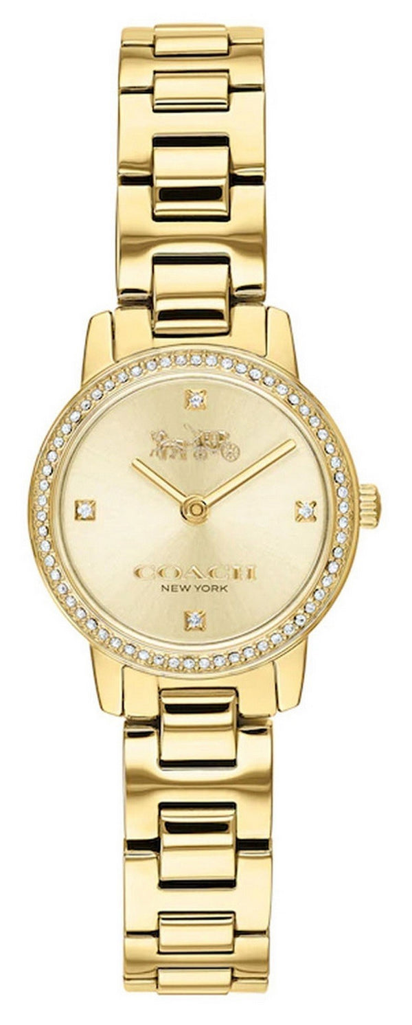 Coach Audrey Gold Tone Stainless Steel Quartz 14503367 Women's Watch