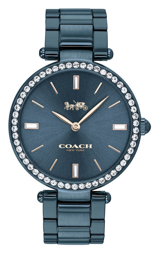 Coach Park Blue Dial Crystal Accents Quartz 14503423 Women's Watch