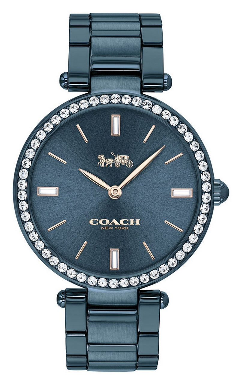 Coach Park Blue Dial Crystal Accents Quartz 14503423 Women's Watch