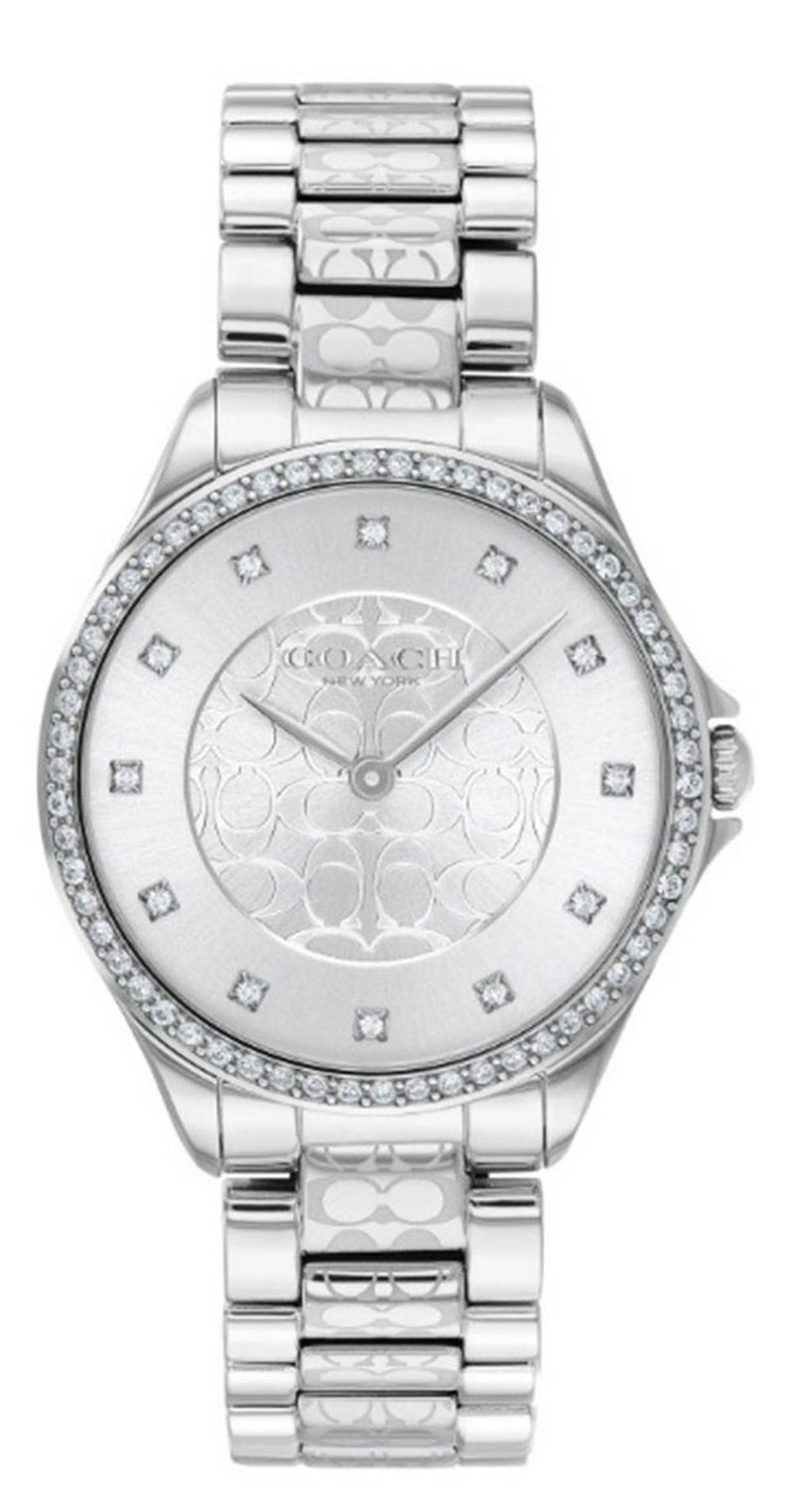 Coach Astor Crystal Accents Stainless Steel Quartz 14503503 Women's Watch