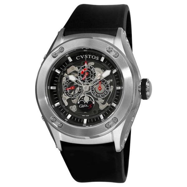 Cvstos Men's CVQPRNSTGR 'Challenge-R 50 QP-S' Perpetual Calendar Watch