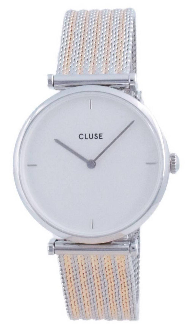 Cluse Triomphe White Dial Stainless Steel Quartz CW0101208003 Women's Watch