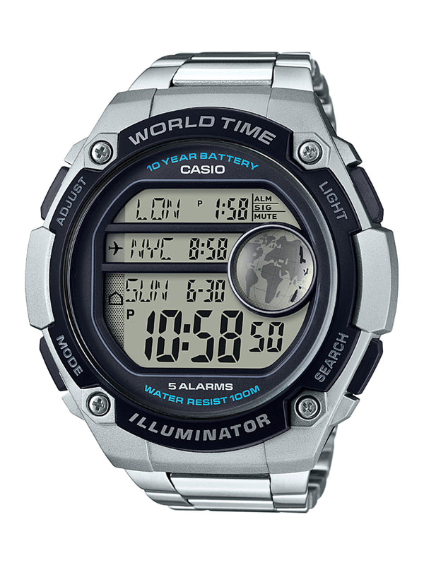 Casio Men's 'Classic' Quartz Resin and Stainless Steel Casual Watch