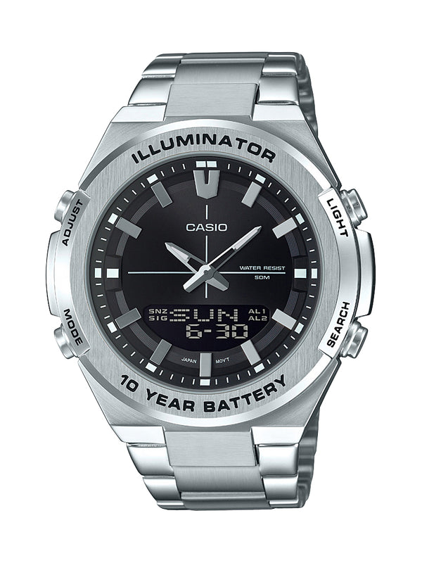 Casio Long Life Metal Series 10 year Battery Life