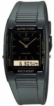 Casio Mens Black Classic Analog Digital Watch