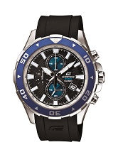 Casio Men's EFM-501-1A2VCF Edifice Analog Display Quartz Black Watch