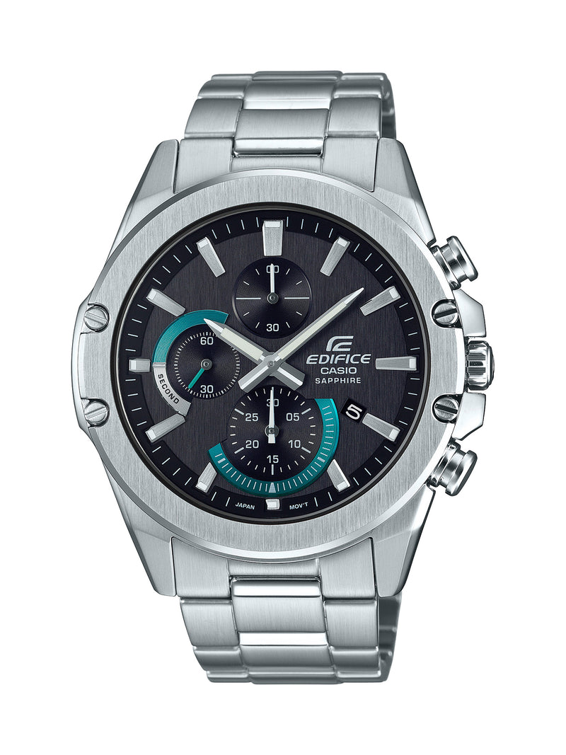 Casio Men's Edifice Silver Tone Bracelet Watch