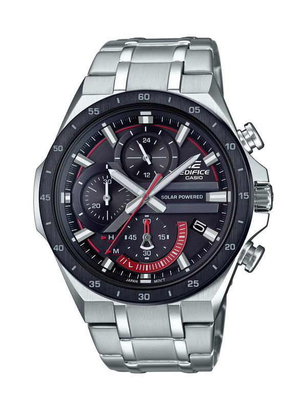 Casio Men's Edifice Tough Solar Stainless Wrist Watch