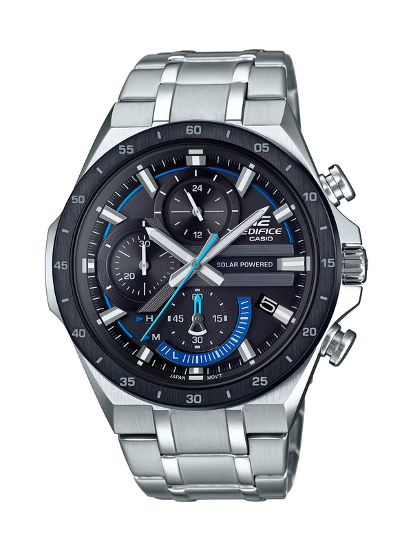 Casio Men's Solar Powered Edifice Stainless Steel Watch