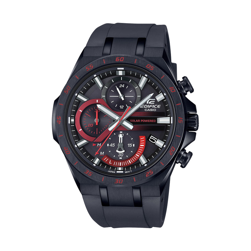 Casio Edifice Black Stainless Steel Chronograph Watch