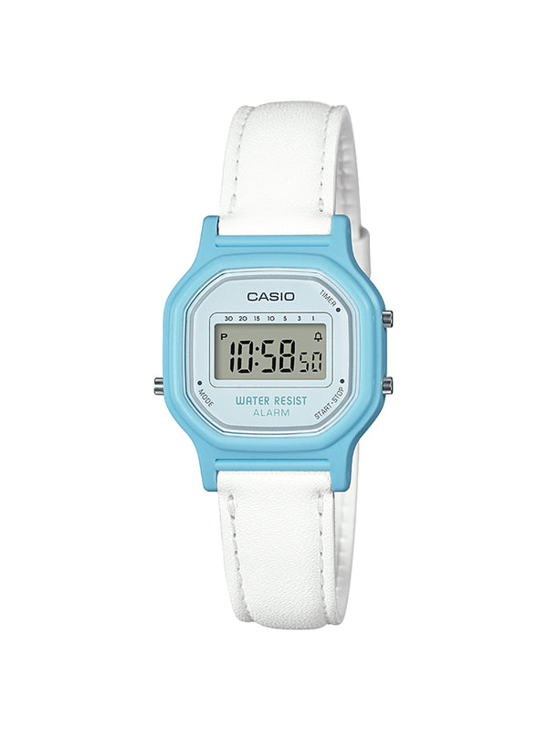 Casio Women's 'Classic' Quartz Resin Casual Watch Color White (Model: LA-11WL-2ACF)