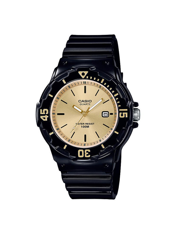 Casio Women's LRW200H-9EV Black Resin Band Watch