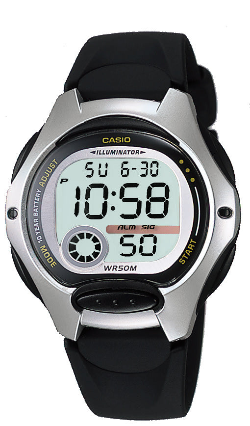 Casio Women's LW200-1AV Illuminator Digital Watch with Black Band