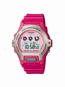 Casio Women's LW-202H-4AVCF Illuminator Pink Resin Watch