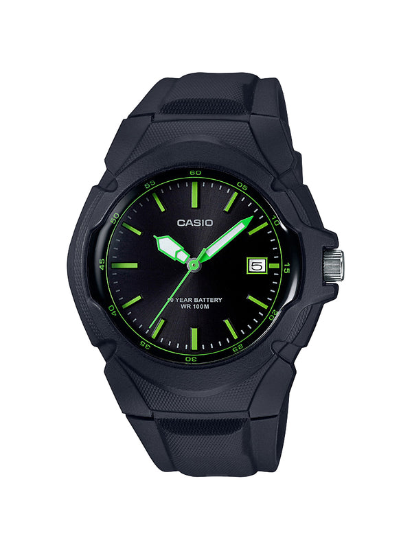 Casio Womens LX-610-1AVCFAnalog Black Resin Sport Watch