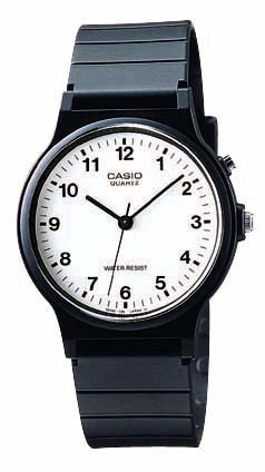 Casio Unisex Analog Black Resin Watch