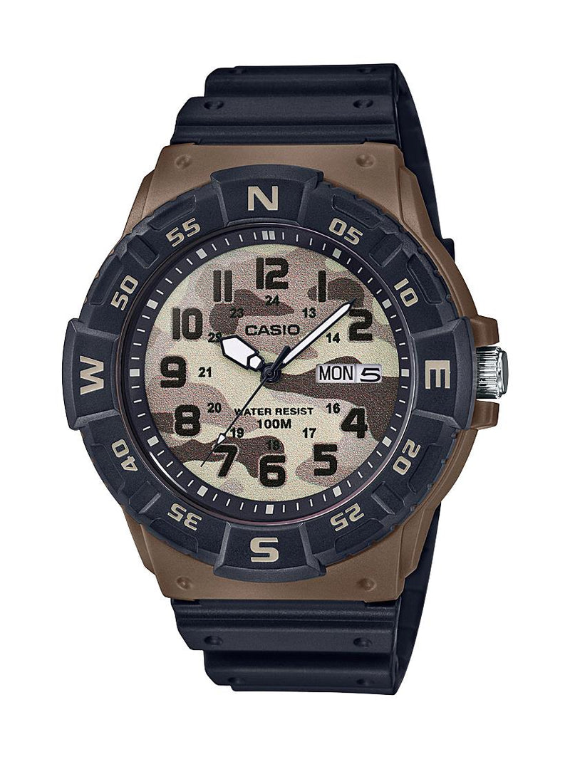 Casio Rotating Compass Bezel with Camouflage Dial