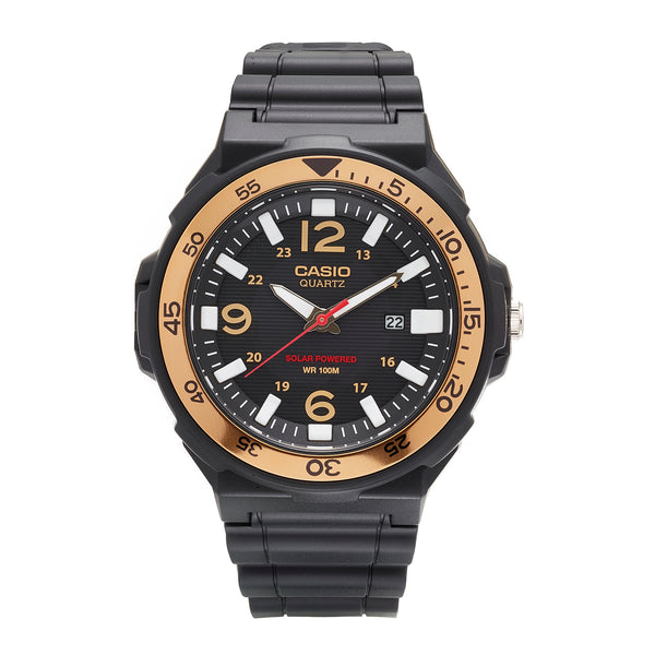 Casio Men's 'Solar Powered' Quartz Resin Watch Color Black (Model: MRWS310H-9BV)