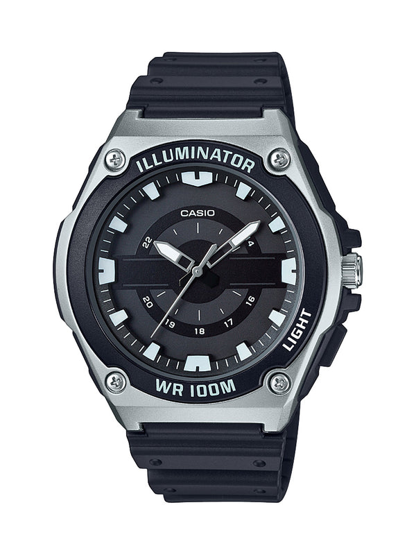 Casio Men's MCW-100H-1AVCF Black Resin Sport Watch
