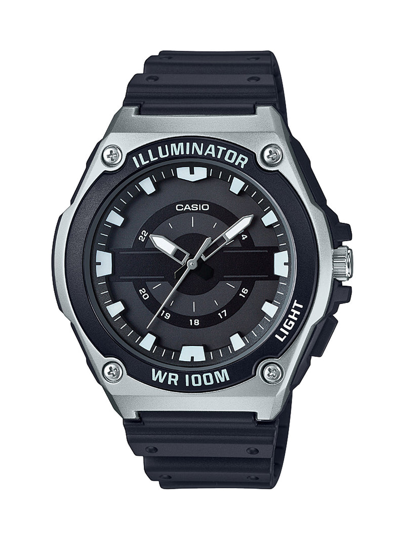 Casio Men's MCW-100H-1AVCF Black Resin Sport Watch
