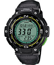 Casio Men's SGW-100B-3A2CF Twin Sensor Digital Display Quartz Black Watch