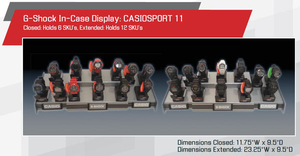 Casio 11pc Counter Display