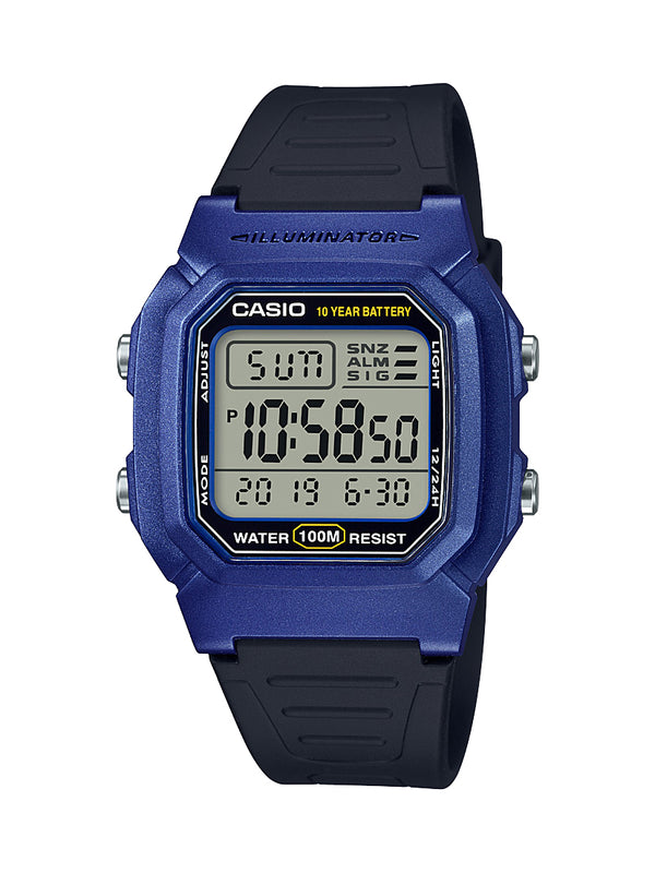 Casio Men's Dual Time Digital Blue/Black Watch
