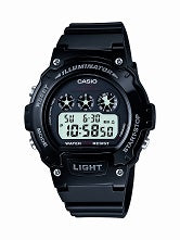 Casio Kids W-214HC-1AVCF Classic Digital Display Quartz Black Watch
