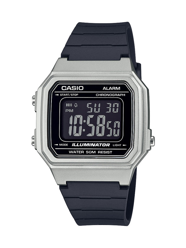 Casio Men's Classic Digital Watch Silver/Black