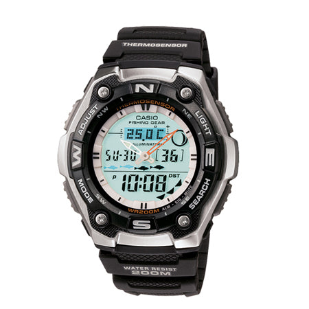 Casio Men's AQW101-1AVCF Active Dial Multi-Task Gear Sport Watch