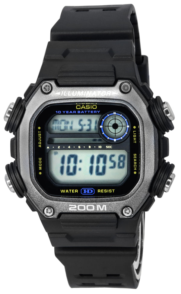 Casio Digital Sports Resin Strap Quartz DW-291HX-1A DW291HX-1 200M Men's Watch