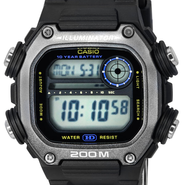 Casio Digital Sports Resin Strap Quartz DW-291HX-1A DW291HX-1 200M