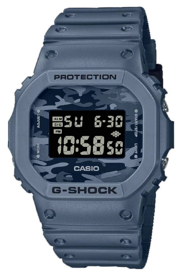 Casio G-Shock Blue Dial Resin Digital DW-5600CA-2 DW5600CA-2 200M Men's Watch