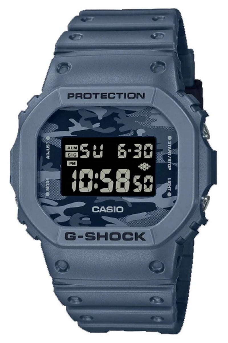 Casio G-Shock Blue Dial Resin Digital DW-5600CA-2 DW5600CA-2 200M Men's Watch
