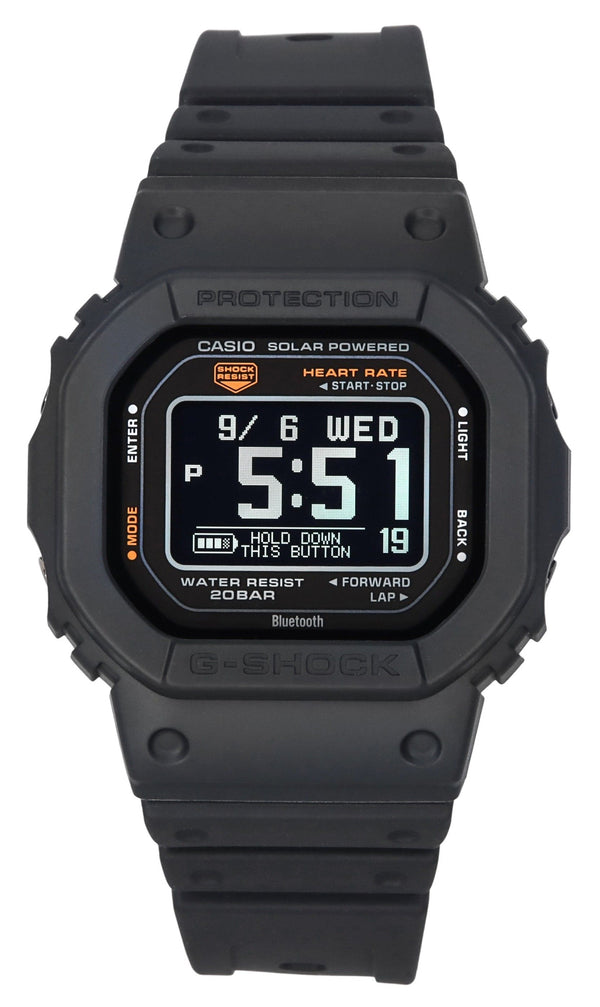 Casio G-Shock Move Mobile Link Digital Resin Strap Solar DW-H5600-1 200M Men's Watch