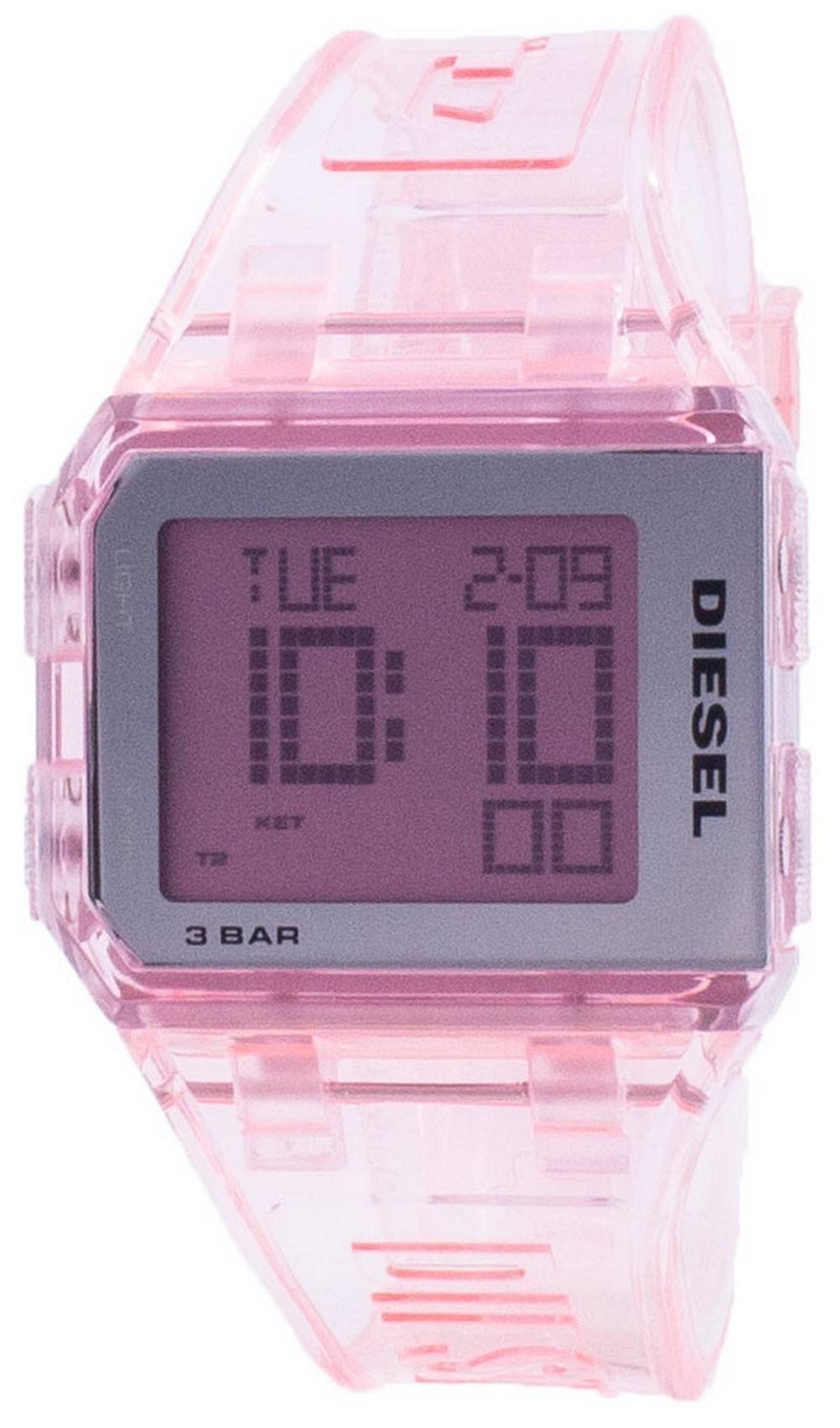 Diesel Chopped Millennial Pink Transparent Quartz DZ1920 Women's Watch