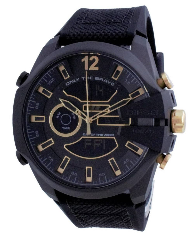 Diesel Mega Chief Silicon Quartz DZ4552 100M Men's Watch