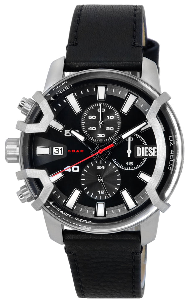 Diesel Griffed Chronograph Black Dial Quartz DZ4603 Men's Watch