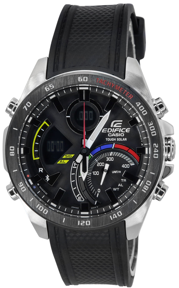 Casio Edifice Racing Multicolor Series Mobile Link Analog Digital Solar ECB-900MP-1A 100M Men's Watch