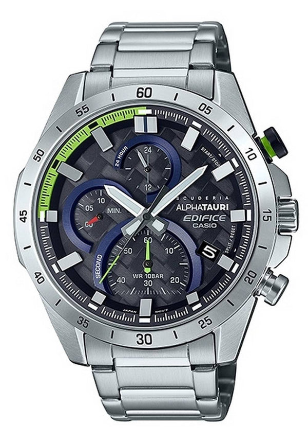 Casio Edifice Scuderia AlphaTauri Limited Edition Chronograph Quartz EFR-571AT-1A EFR571AT-1 100M Men's Watch